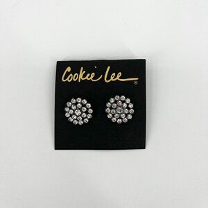 cookie lee genuine crystal earring